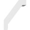 Ekena Millwork 5-in. W x 12-in. D x 16-in. H Burlington Architectural Grade PVC Knee Brace BRCP05X12X16BUR - alternate 5